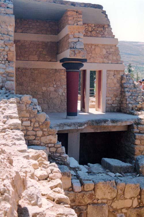 Site archéologique de Knossos île de Crète Grèce