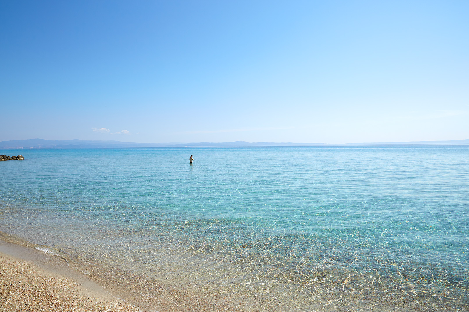plage devant l'hôtel Ammon Zeus 5étoiles