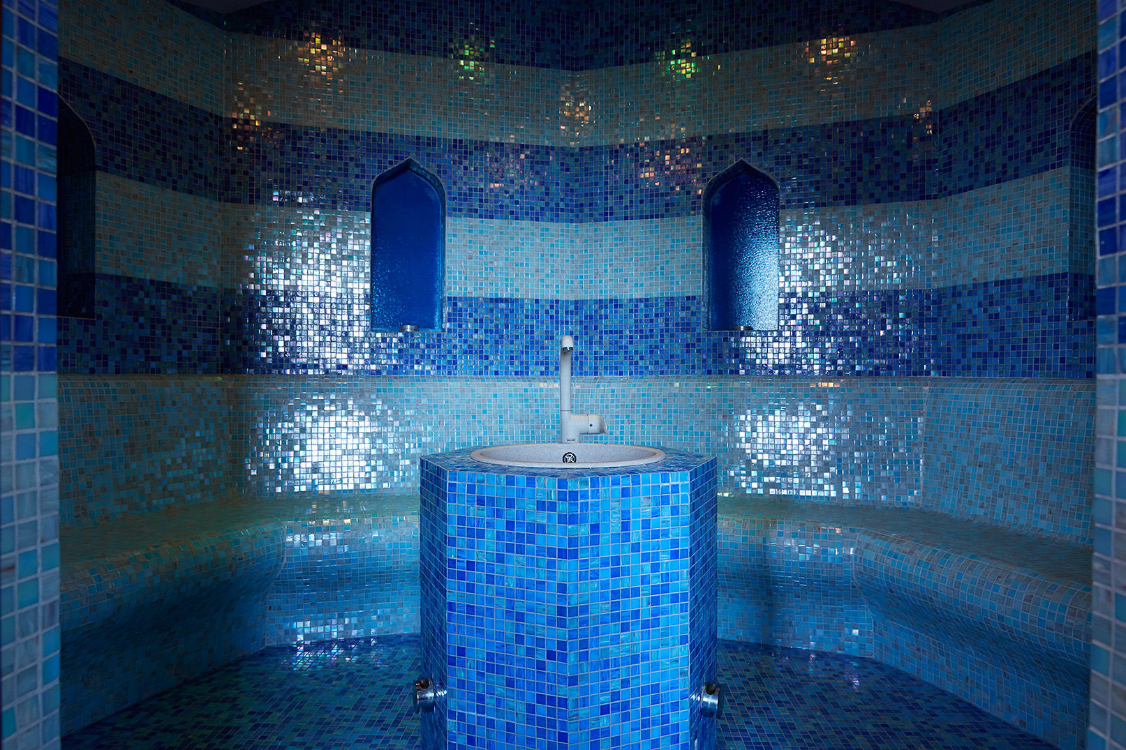 Sauna-hammam à hôtel Ammon Zeus bord de mer 5étoiles