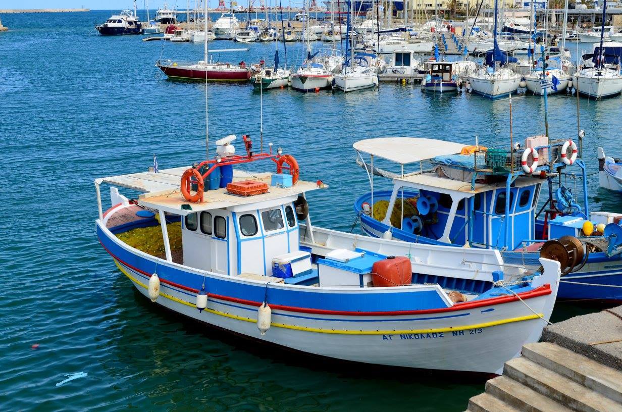 Vieux port de Heraklion capitale de la Crète