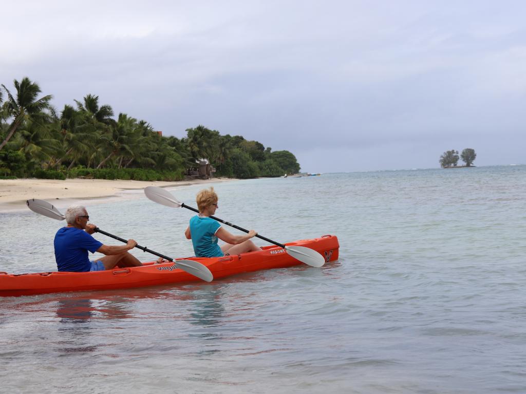 sport canoé à la Digue
