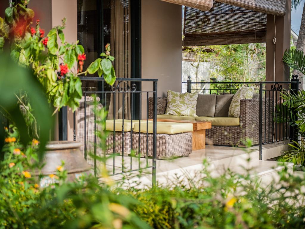 terrasse de l'hôtel Le Repaire