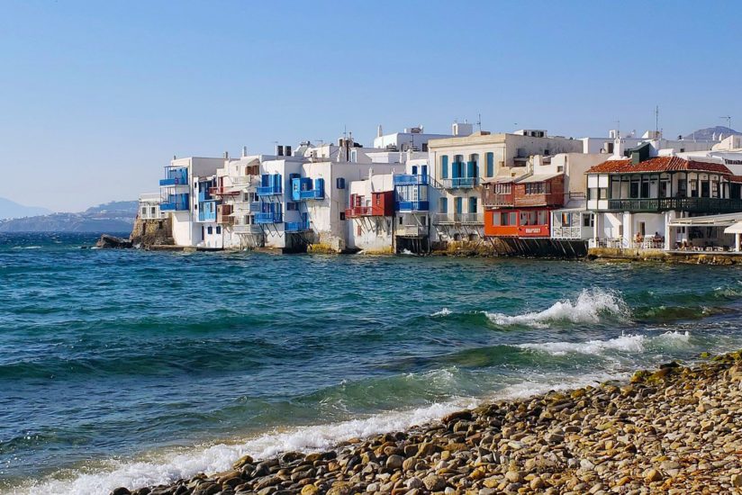 île de Mykonos dans les Cyclades en Grèce