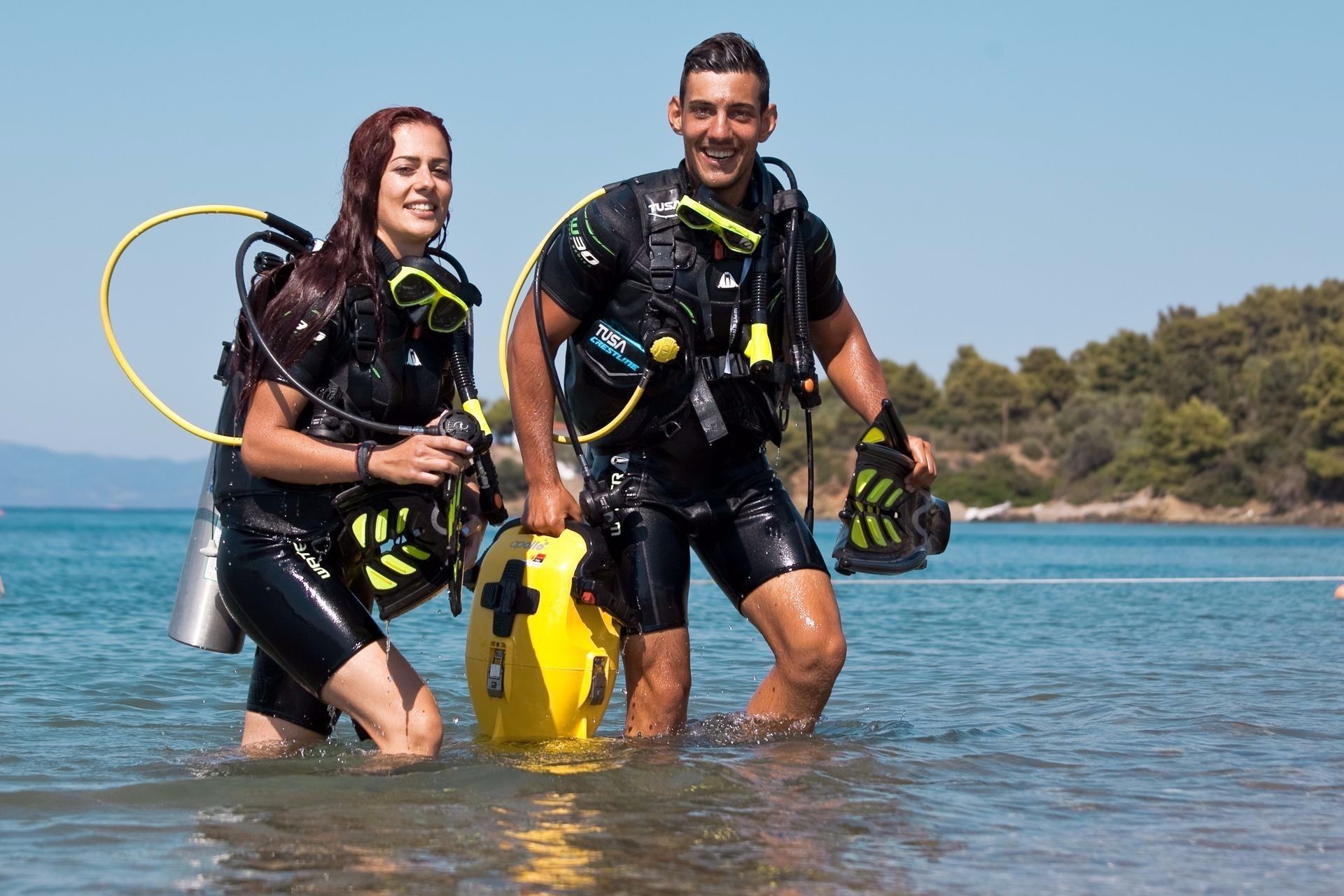 Plongée avec bouteille à l'hôtel MIRAGGIO Thermal & Spa Resort 5étoiles dans la Péninsule de Chalcidique en Grèce du nord