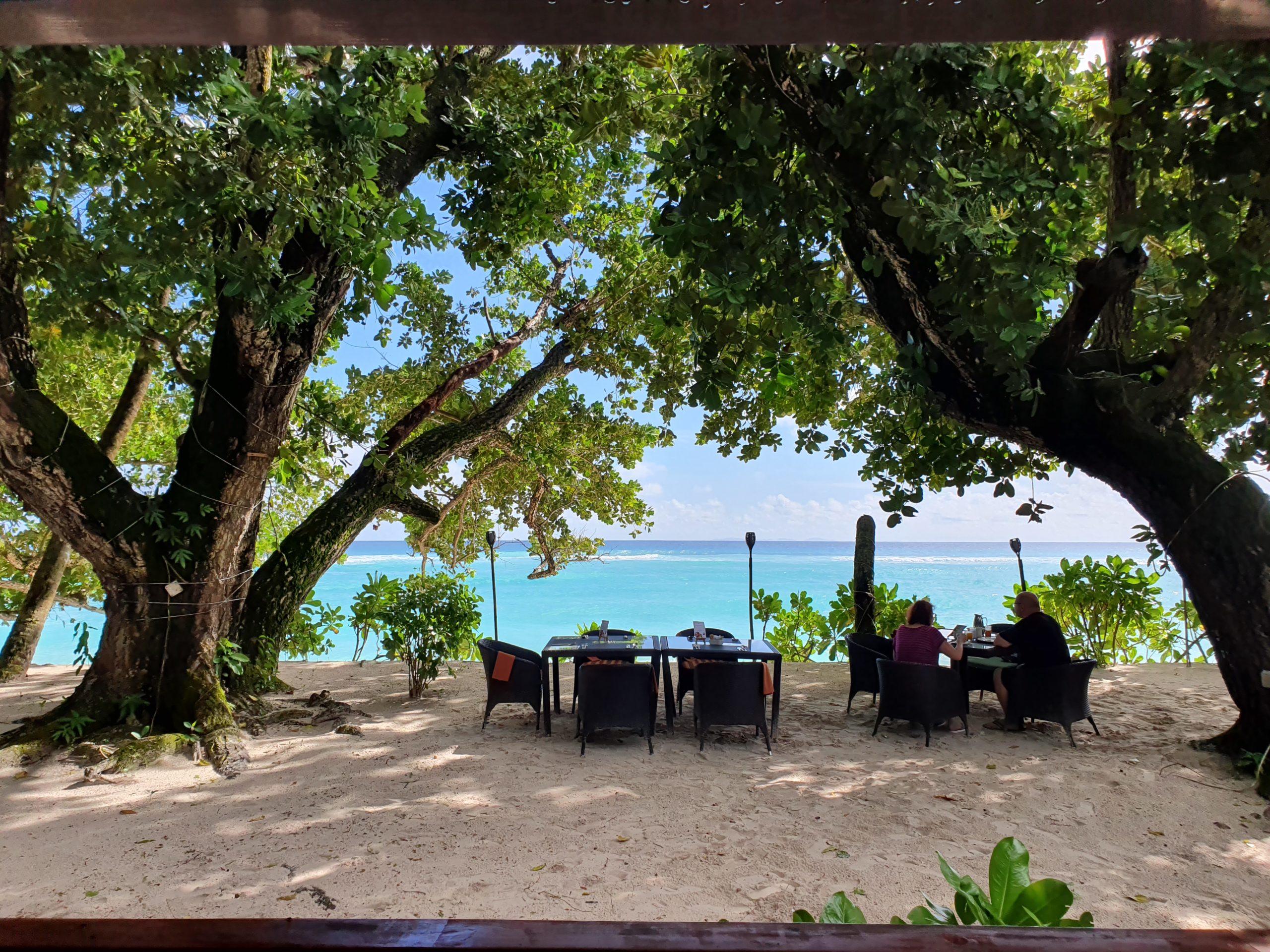 Hôtel Hilton Labriz Petit-déjeuner face à la mer