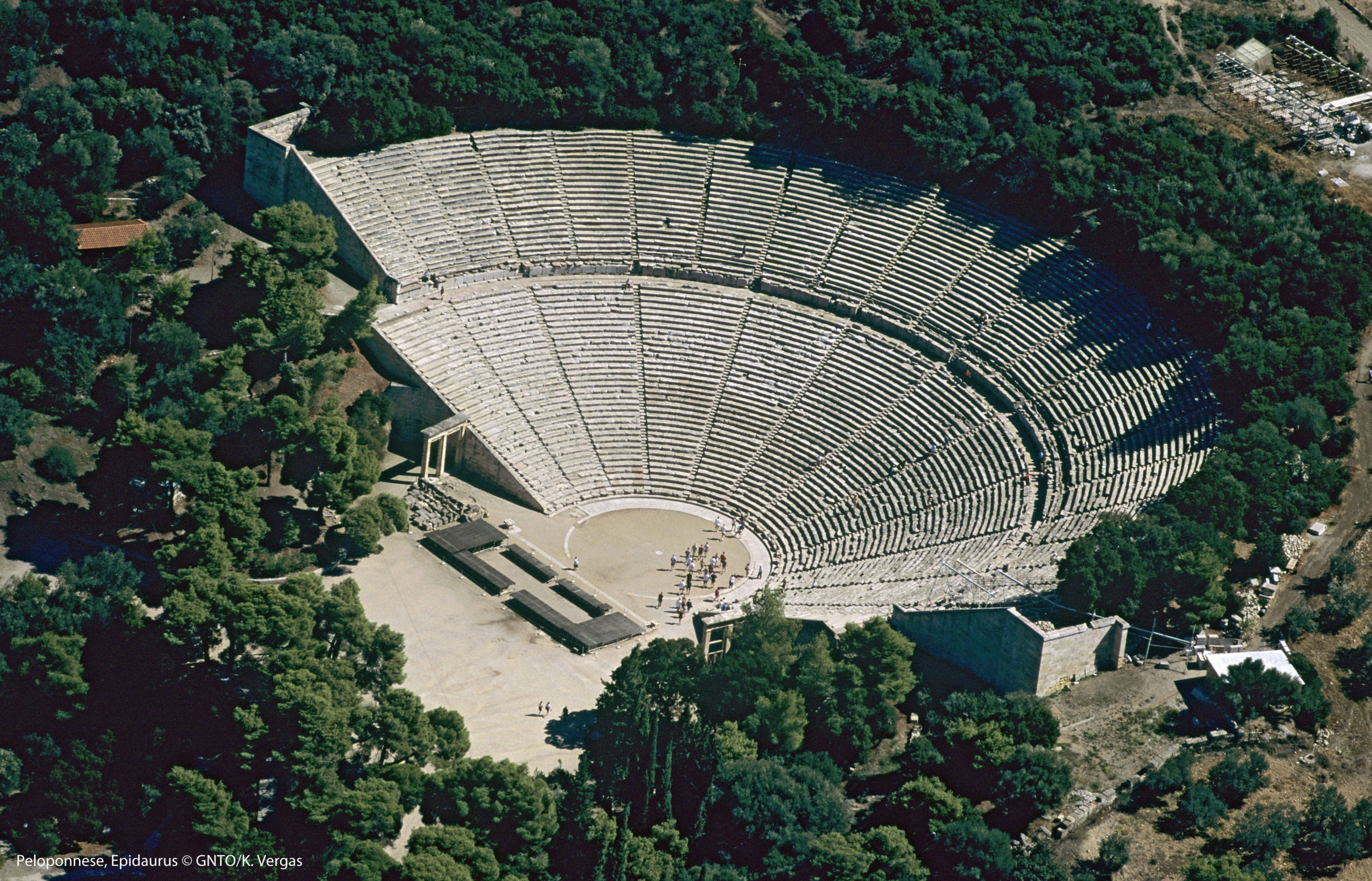 Théâtre d'Epidaure Péloponnèse Grèce continentale