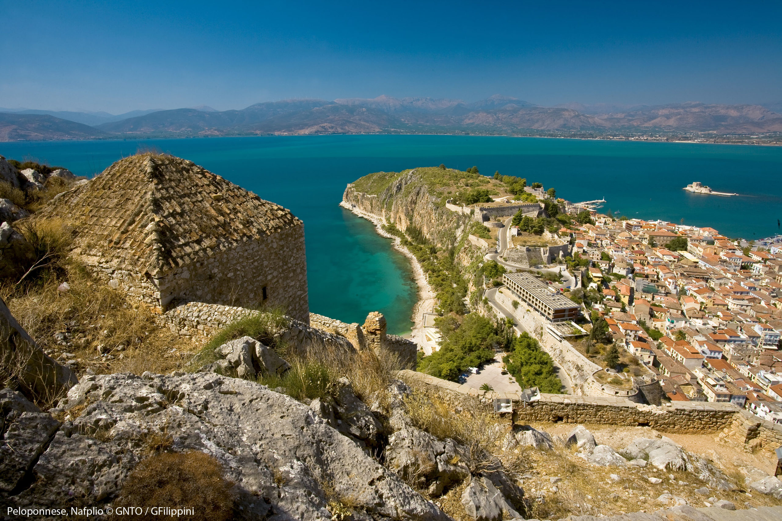 Ville de Nauplie capitale de l'Argolide Péloponnèse Grèce