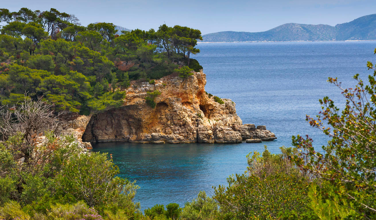 île d'Alonissos îles Sporades avec son parc marin phoque moine