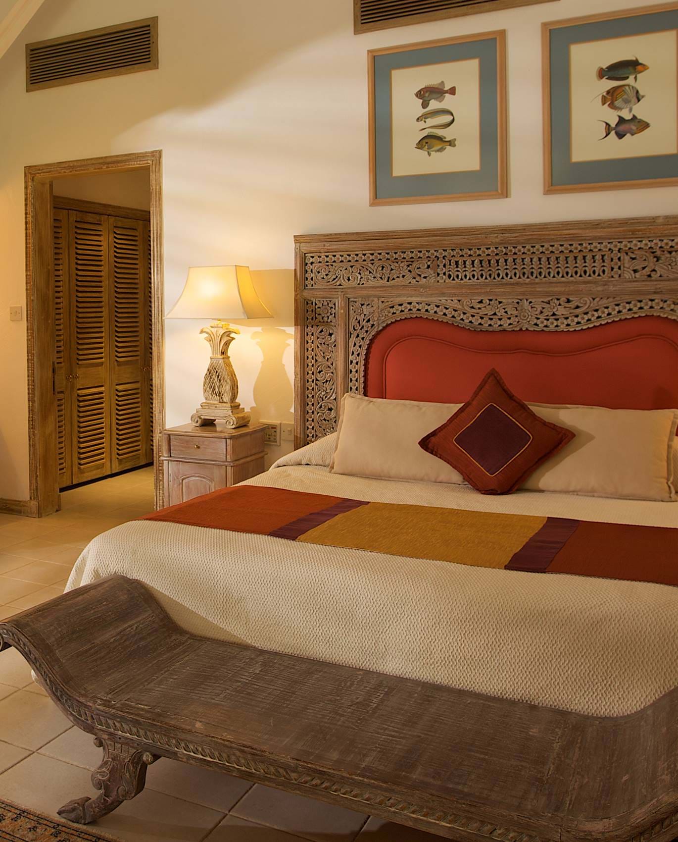 Vue sur une chambre senior suite pavillon à l'hôtel La Pirogue 4*Luxe à l'île Maurice