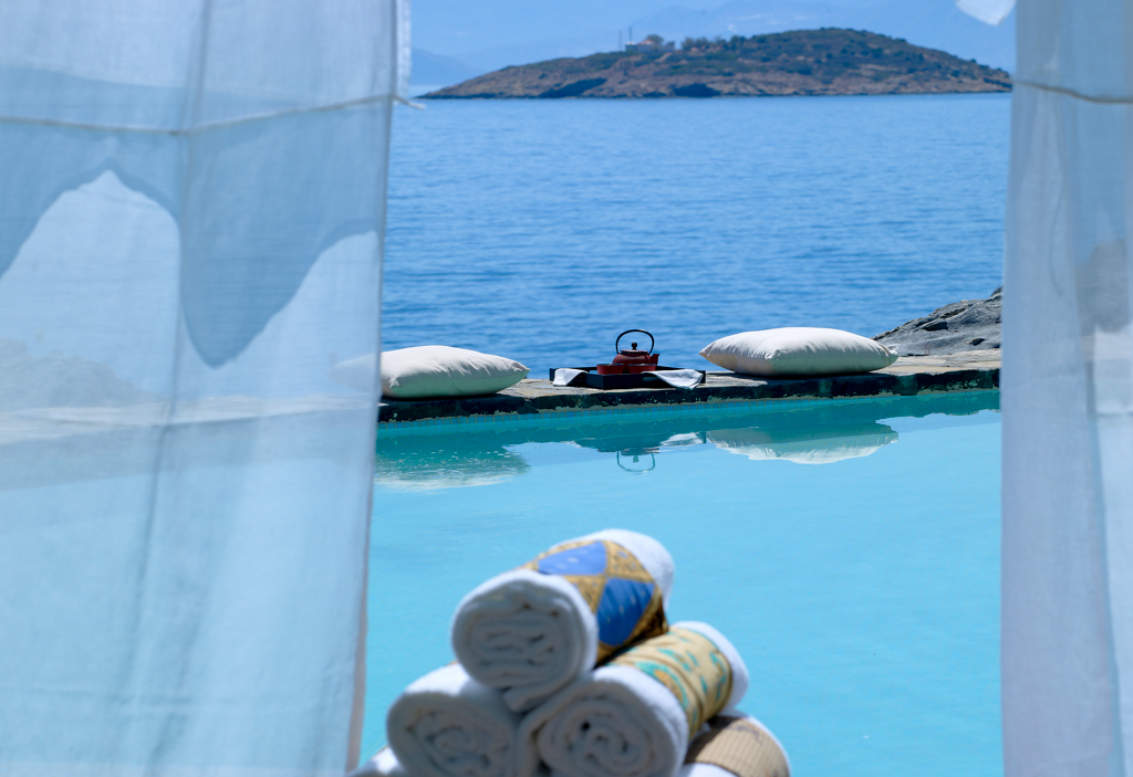 Spa à St.Nicolas Bay Boutique hôtel de Luxe situé à Aghios Nicolaos en Crète