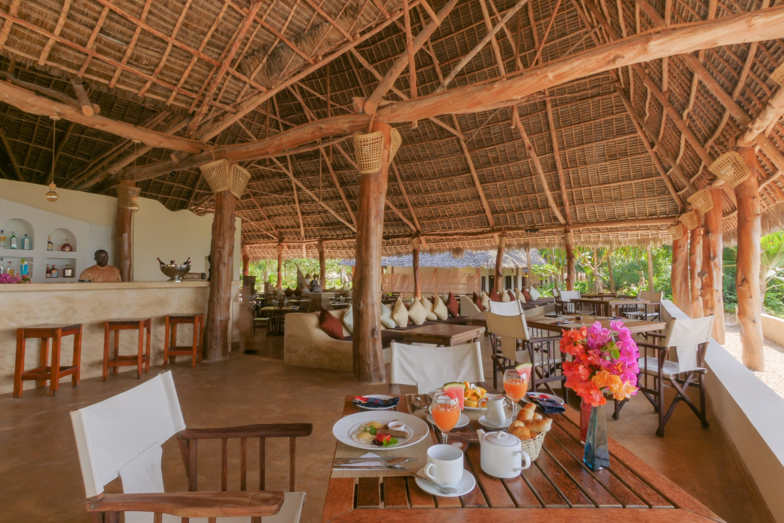 Restaurant de Zanzibar Pearl Boutique Hôtel à Matemwe à Zanzibar en Tanzanie