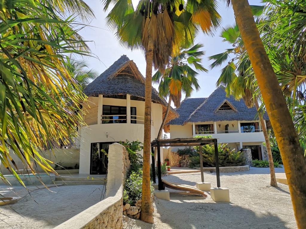 Vue de l'hôtel Zanzibar Pearl Resort Boutique hotel à Matemwe situé sur l'île de Zanzibar en Tanzanie