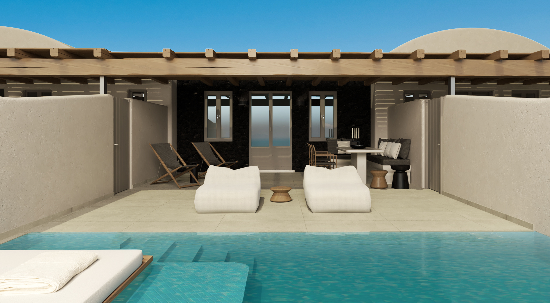 Executive Suite à Nero Luxury Suites situé à Imerovigli à Santorin îles Cyclades Grèce