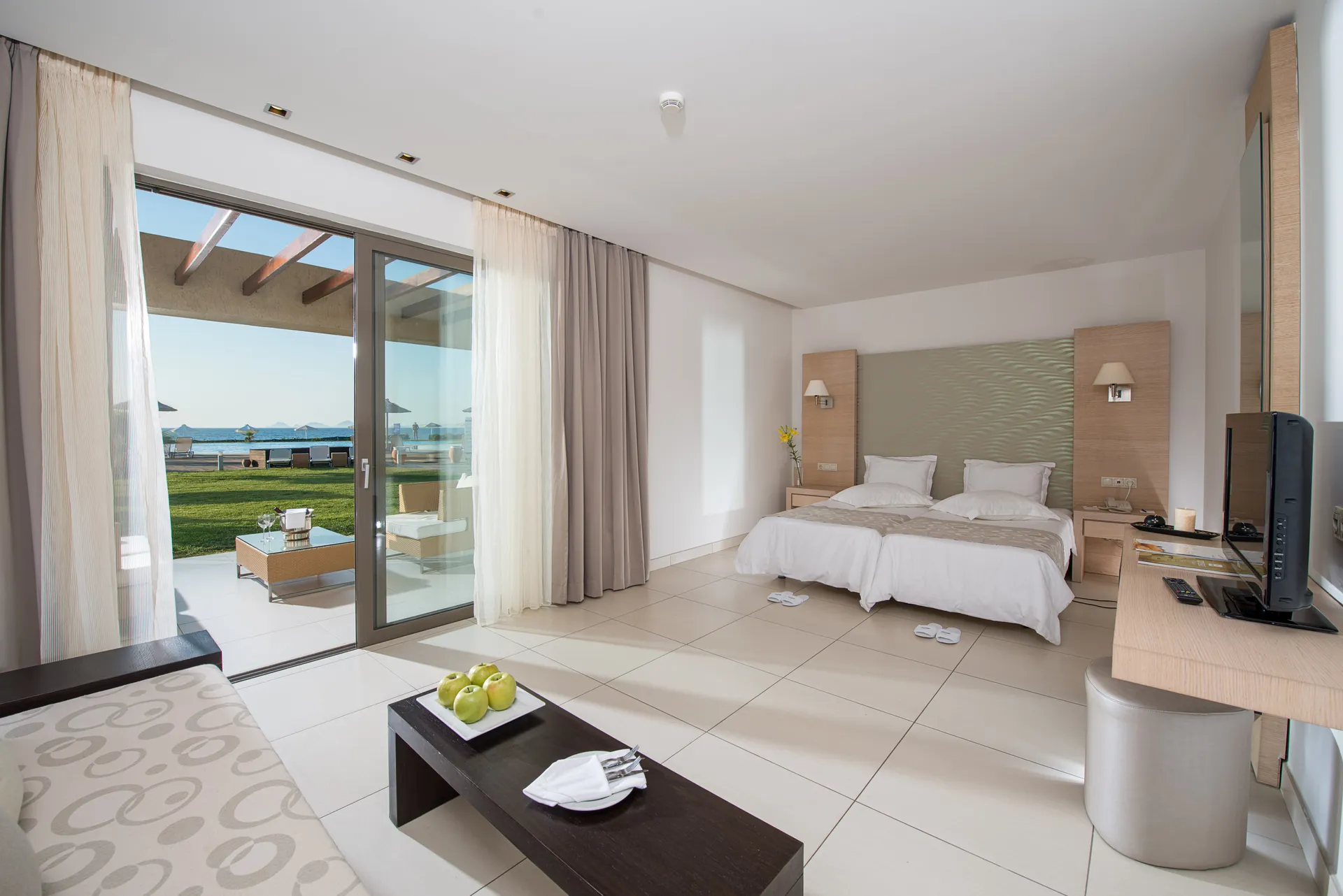 Suite Exécutive 1 Chambre a 2lits à Astir Odysseus Resort et Spa hôtel 5étoiles sur l'île de KOS dans le Dodécanèse en Grèce