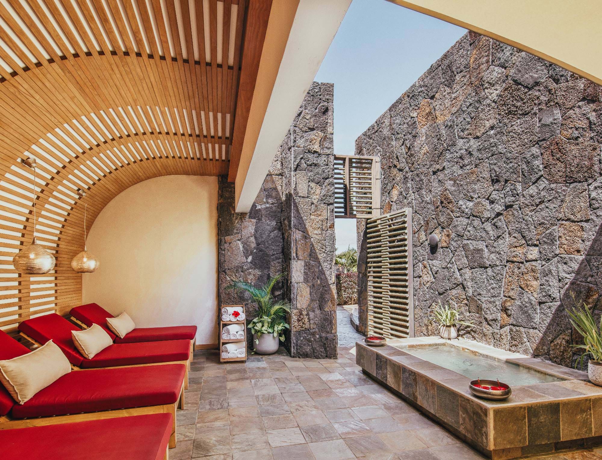 Spa 5 sens de l'hôtel Long Beach Luxury Resort à L'île Maurice