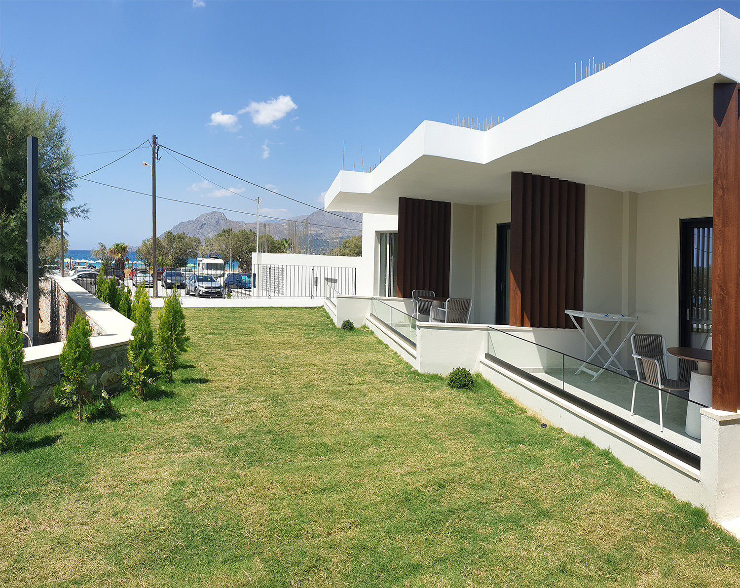 Suite 1 chambre vue extérieure à Paligremnos Infinity situé à Plakias en Crète du Sud Grèce