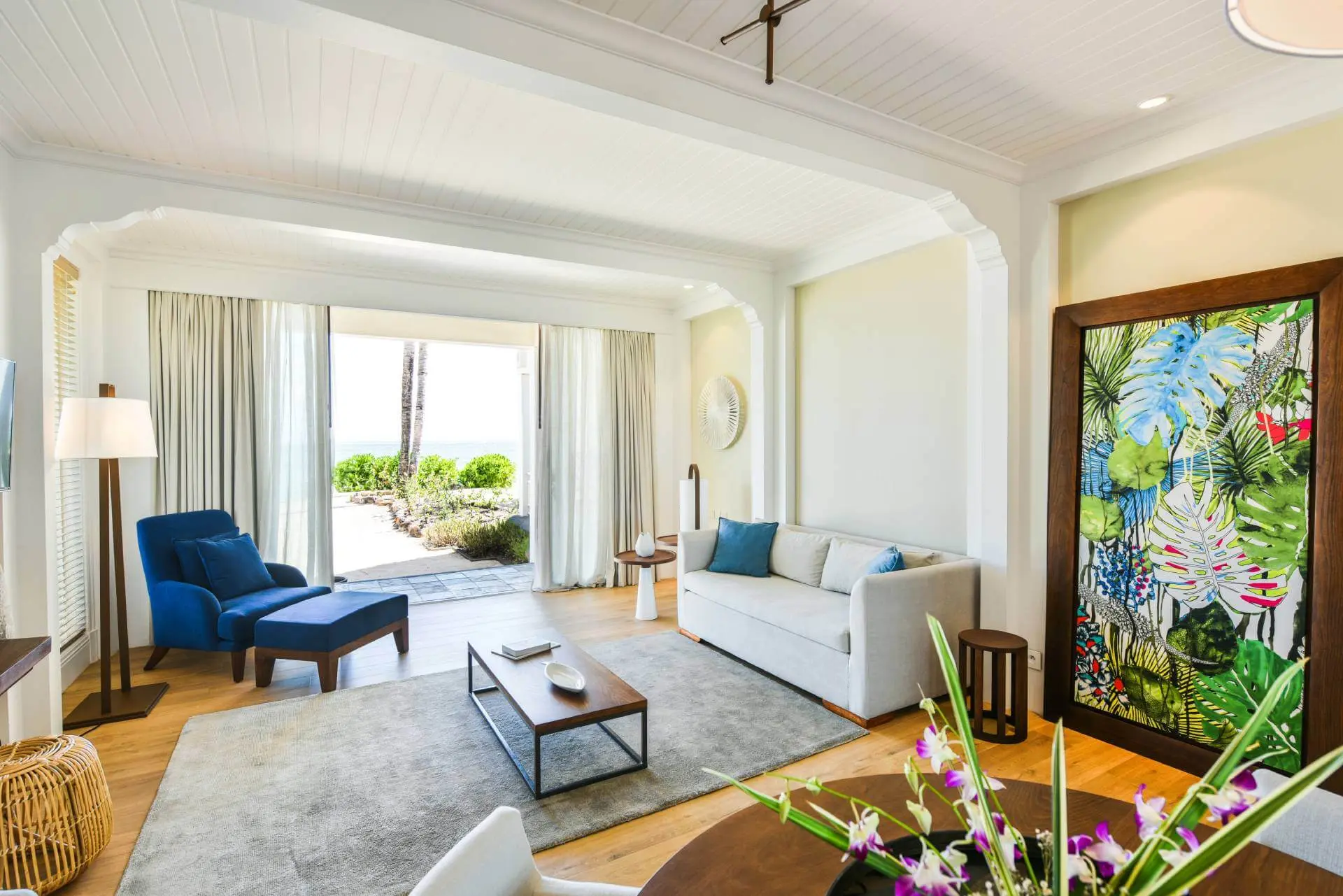 Suite Ocean de l'hôtel Heritage-Le-Telfair a Bel Ombre île Maurice