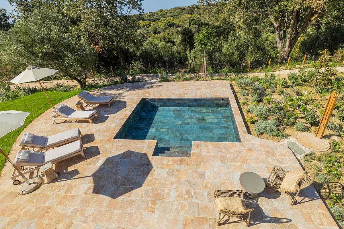 Storey villa avec piscine privée à Eliamos Villas Hôtel & Spa à Cephalonie îles Ionienne en Grèce