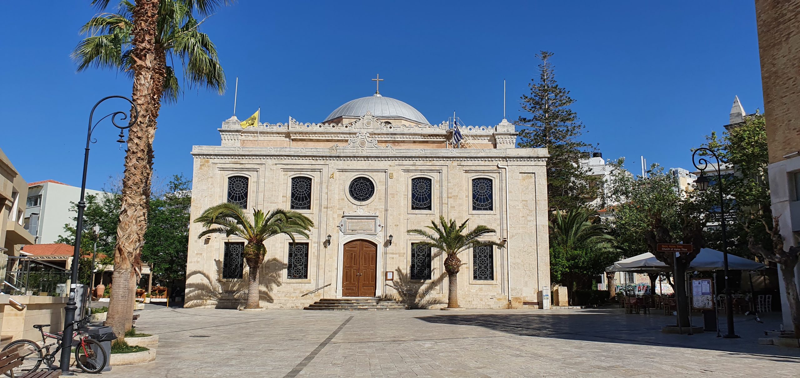 Eglise Orthodoxe d'Aghios Titos en vielle ville d'Heraklion Capitale de la Crète en Grèce