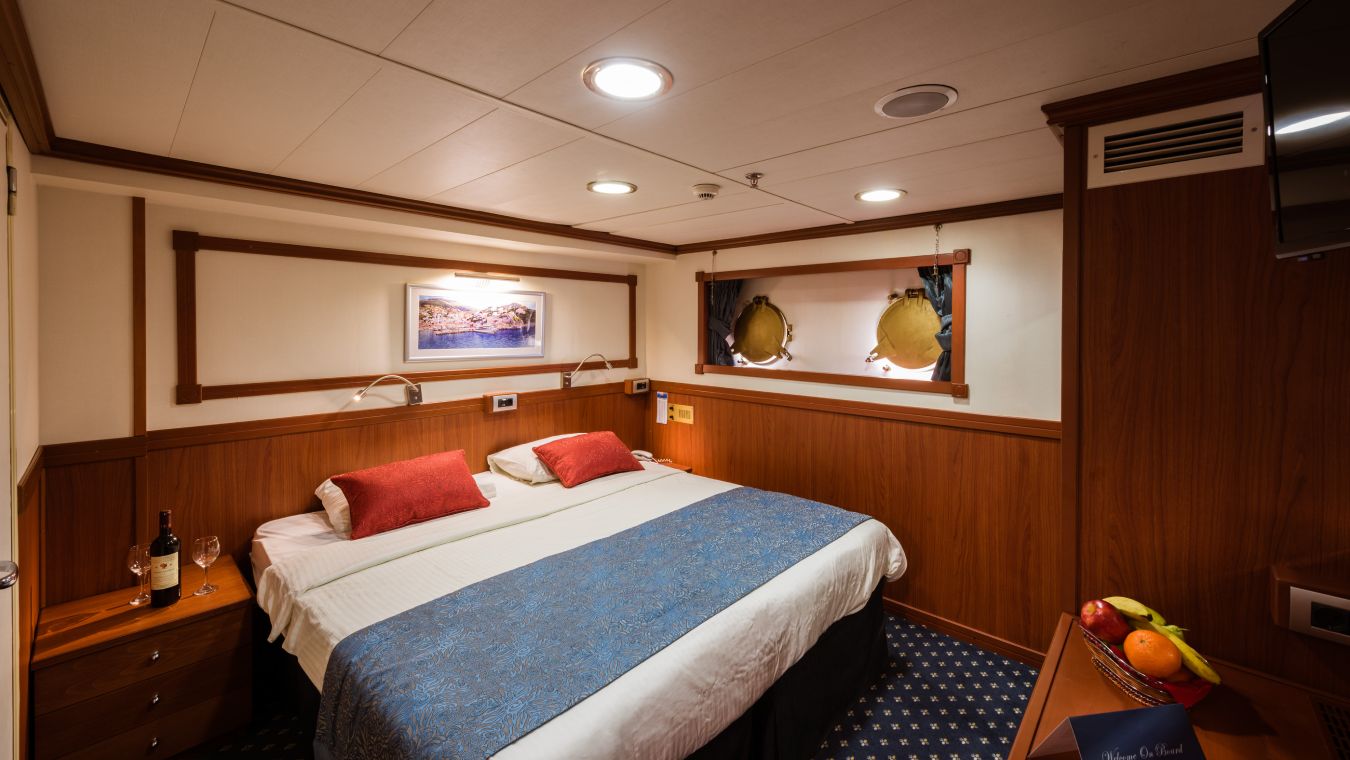Cabine de cat. C sur le bateau Galileo pour la croisière Antiquité à Byzance en Grèce