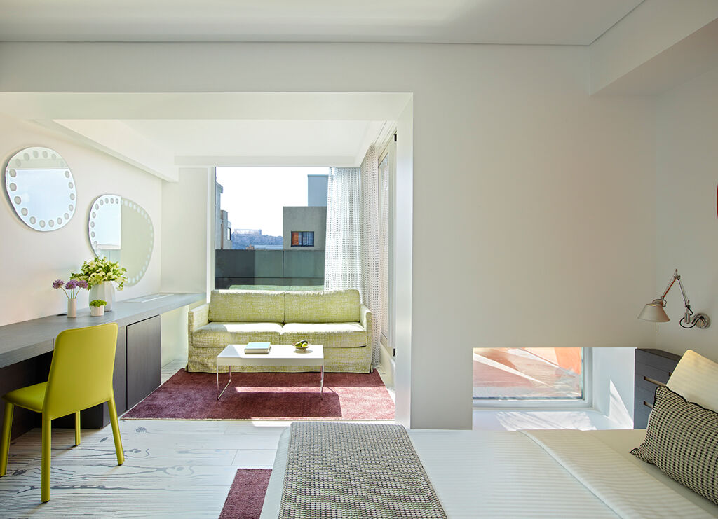 Chambre double executive de l'hôtel Fresh 4étoiles situé au coeur de la capitale grecque Athènes