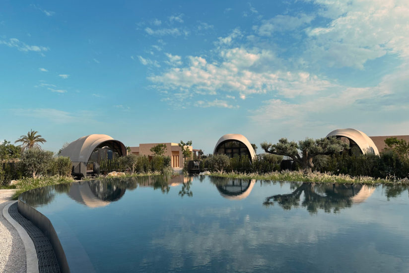 la Cabane Deluxe double pour 2 personnes de Luxe 91athen Domes Resort situé sur la Riviera Athénienne en Grèce